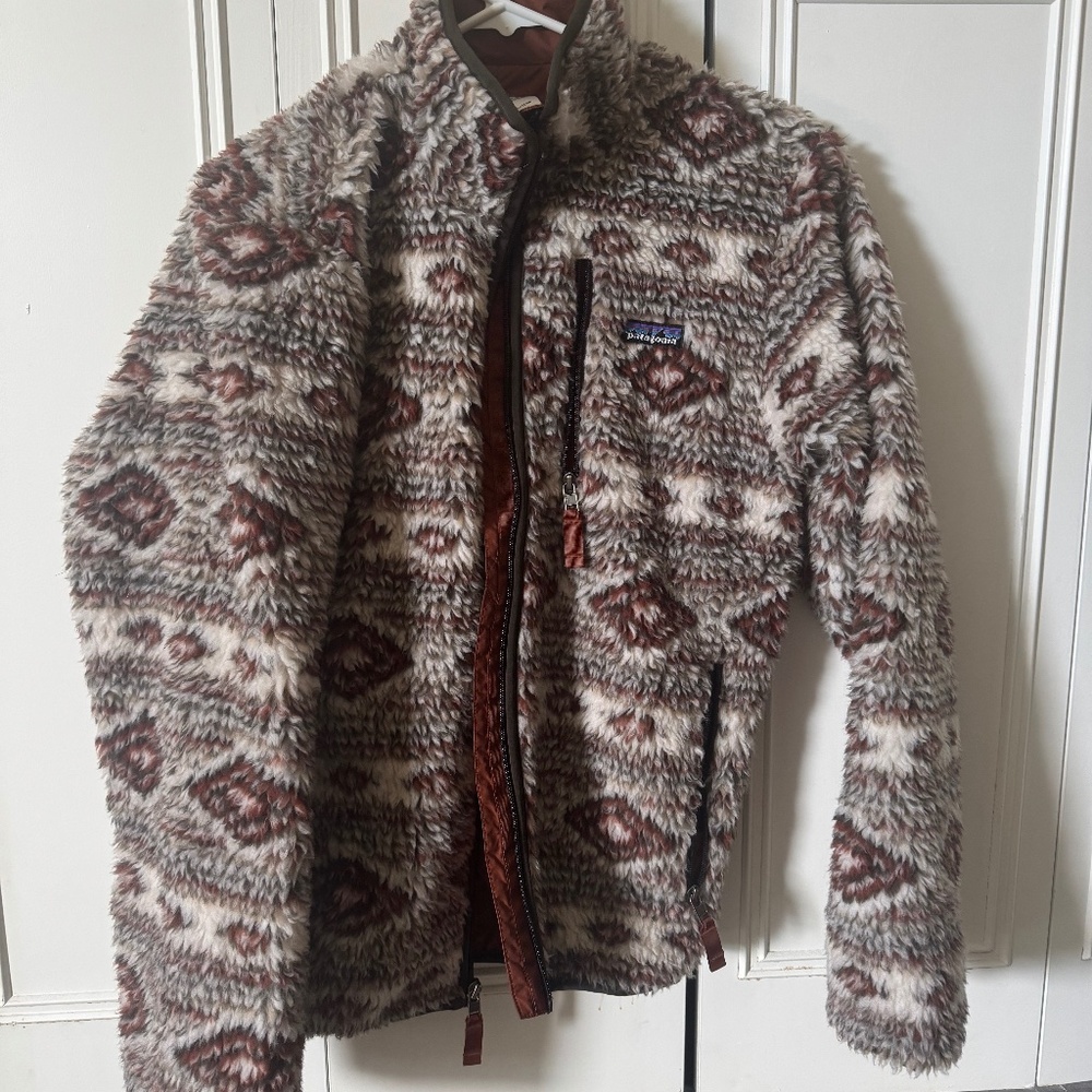 2012 Patagonia classic retro x tribal deep pile jacket/cardigan  choolie